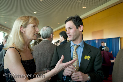 Alison Wiley and Scott Bricker at OLCV EcoProm 2008